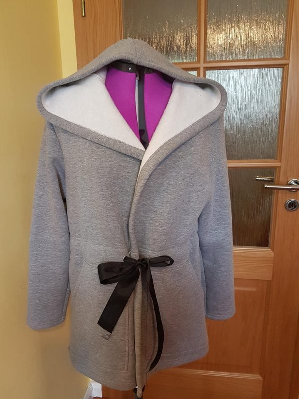 Jumper top with a hood