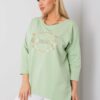 Blouse with an inscription