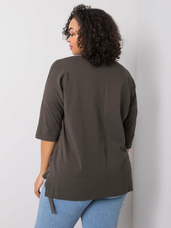 Brown blouse with the Eagle - Image 3