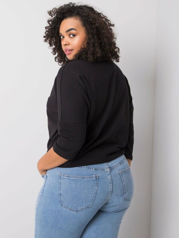 Black blouse with a Teddy BEAR - Image 2