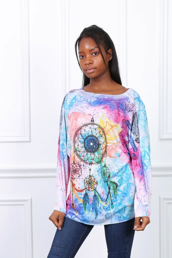 Blouse with a dream catcher