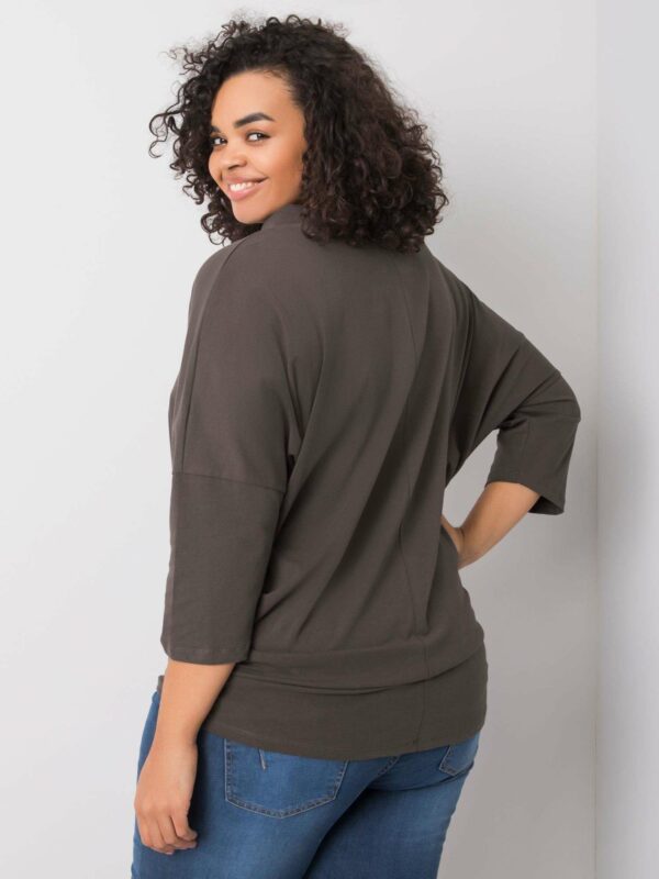 Brown blouse with a teddy bear - Image 2